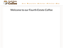 Tablet Screenshot of fourthestatecoffee.com